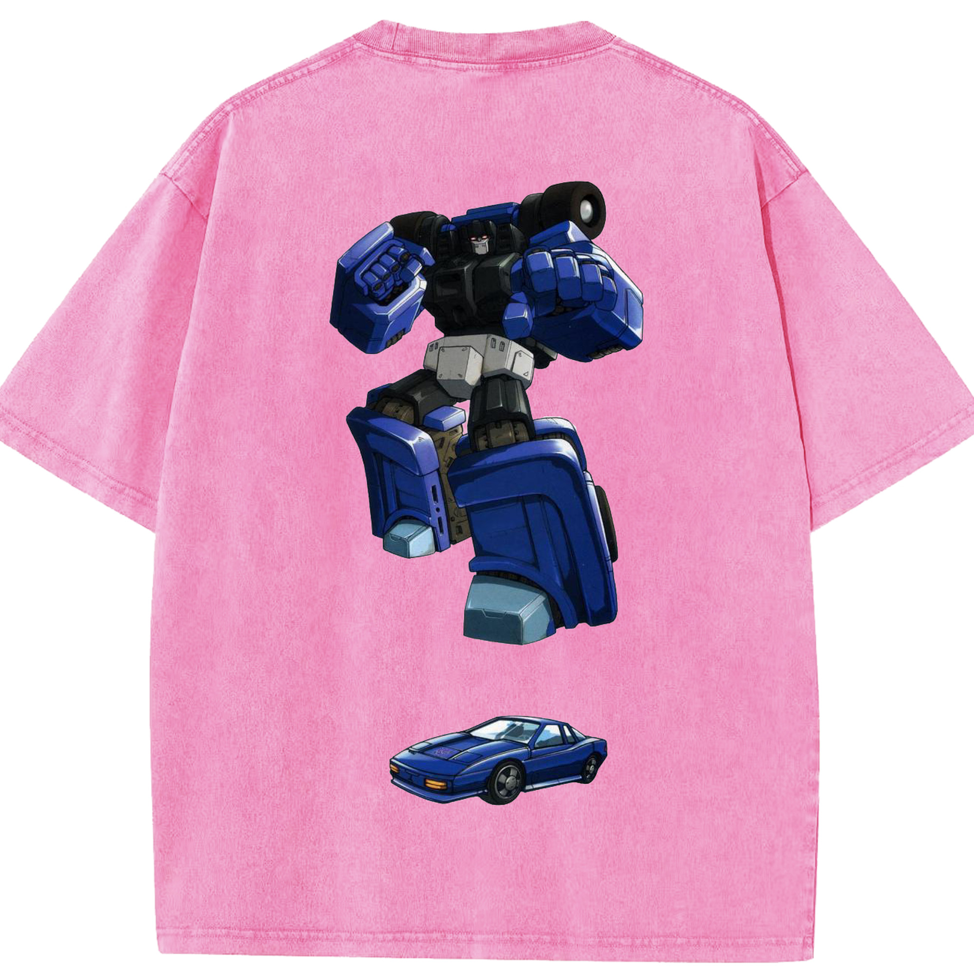 （画像用）  綿100% ヴィンテージ風 半袖Tシャツ（背面プリント）